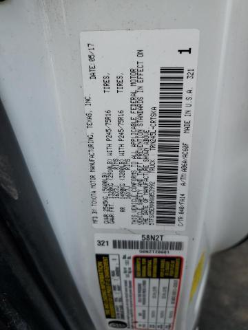 5TFSX5ENXHX053992 - 2017 TOYOTA TACOMA ACCESS CAB თეთრი ფოტო 12