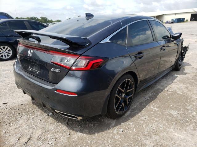 19XFL1H87NE006071 - 2022 HONDA CIVIC SPORT TOURING Grafitowy zdjęcie 4