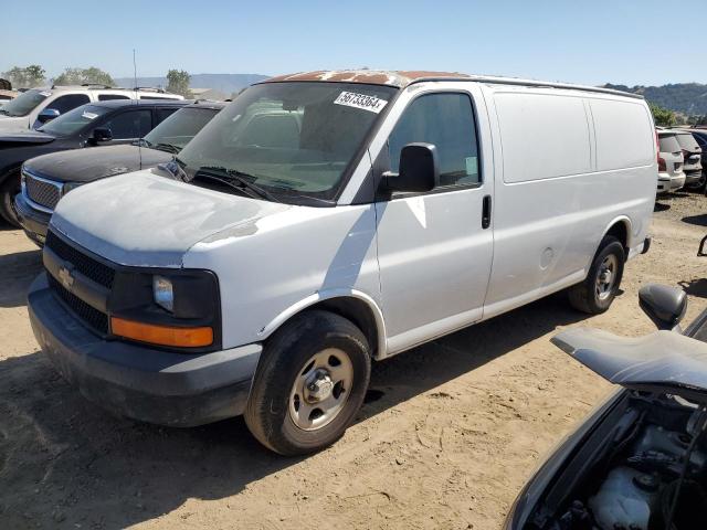 1GCFG15X771168269 - 2007 CHEVROLET EXPRESS G1 WHITE photo 1