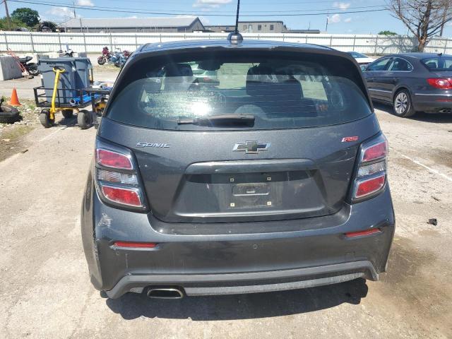 1G1JD6SB4K4108913 - 2019 CHEVROLET SONIC LT GRAY photo 6