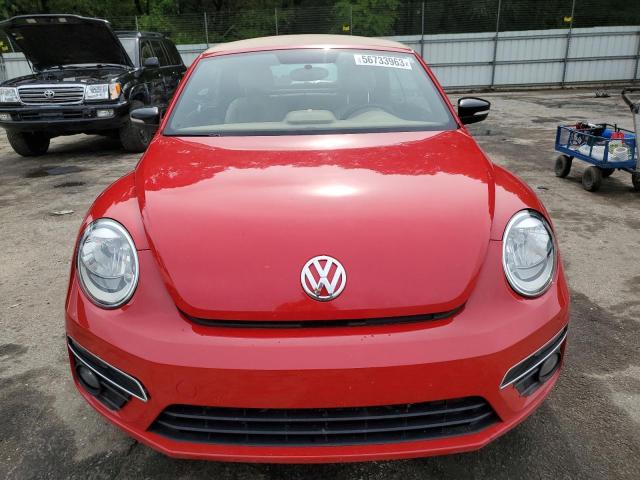 3VW7T7AT0DM830016 - 2013 VOLKSWAGEN BEETLE TURBO RED photo 5