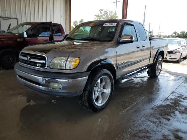 5TBRT34101S198962 - 2001 TOYOTA TUNDRA ACCESS CAB TAN photo 1