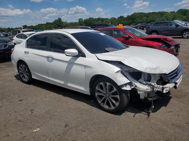 1HGCR2F57EA297238 - 2014 HONDA ACCORD SPORT WHITE photo 4