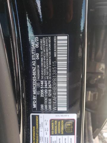 W1KAF4HB3PR138515 - 2023 MERCEDES-BENZ C 300 4MATIC BLACK photo 12