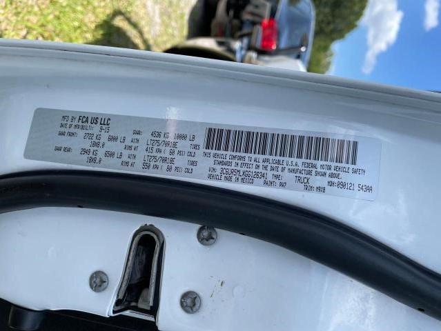 3C6UR5MLXGG126341 - 2016 RAM 2500 SLT თეთრი ფოტო 10