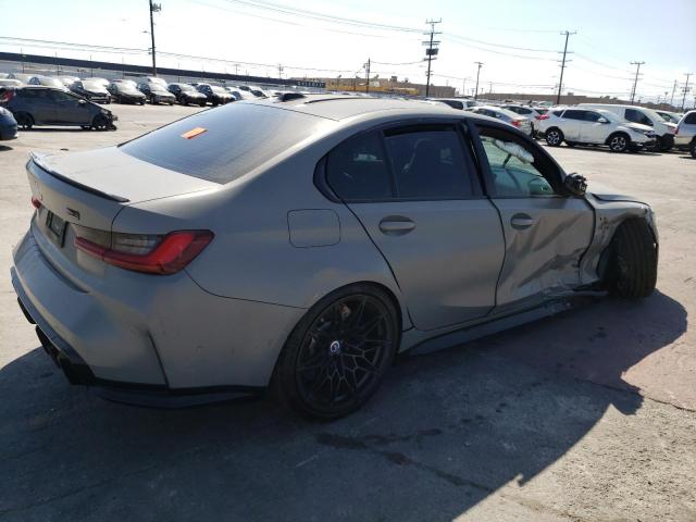 WBS43AY0XPFN36506 - 2023 BMW M3 COMPETITION ნაცრისფერი ფოტო 3