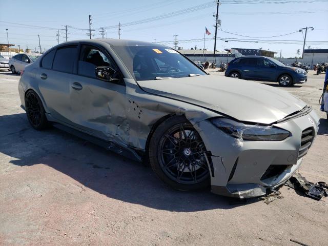 WBS43AY0XPFN36506 - 2023 BMW M3 COMPETITION ნაცრისფერი ფოტო 4
