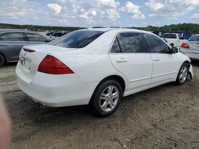 1HGCM56896A083251 - 2006 HONDA ACCORD EX WHITE photo 3