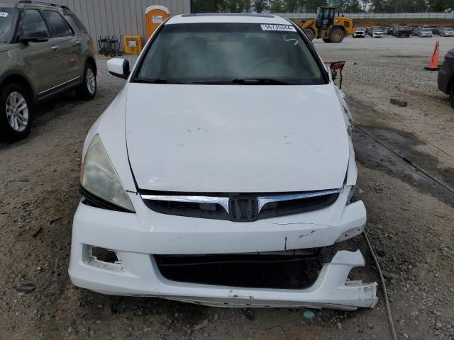 1HGCM56896A083251 - 2006 HONDA ACCORD EX WHITE photo 5