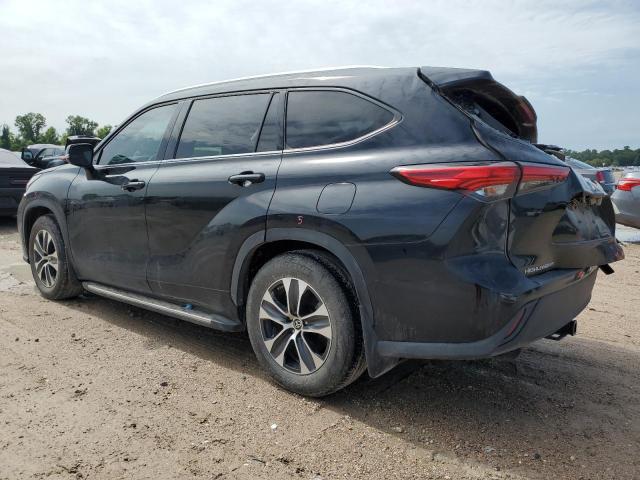 5TDGZRAH3NS111059 - 2022 TOYOTA HIGHLANDER XLE BLACK photo 2