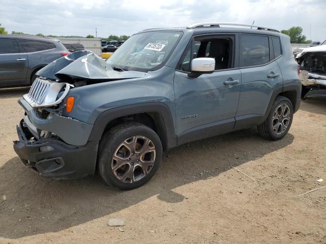 ZACCJBDB7HPE47917 - 2017 JEEP RENEGADE LIMITED GRAY photo 1