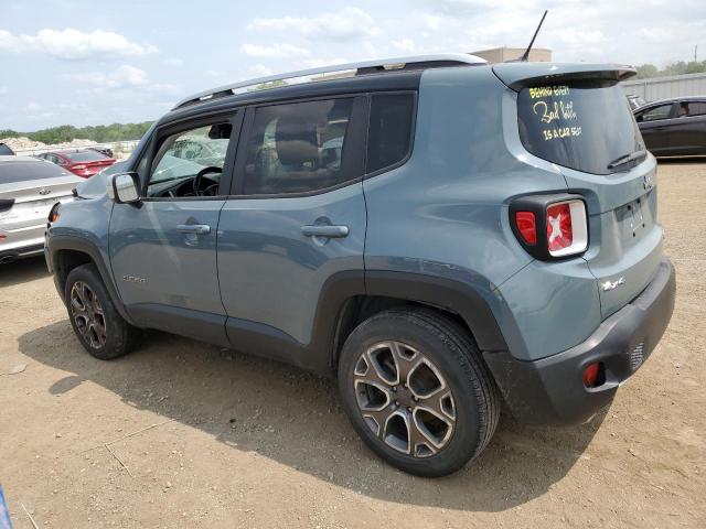 ZACCJBDB7HPE47917 - 2017 JEEP RENEGADE LIMITED GRAY photo 2