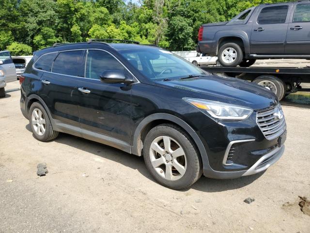 KM8SM4HF2HU166176 - 2017 HYUNDAI SANTA FE SE BLACK photo 4