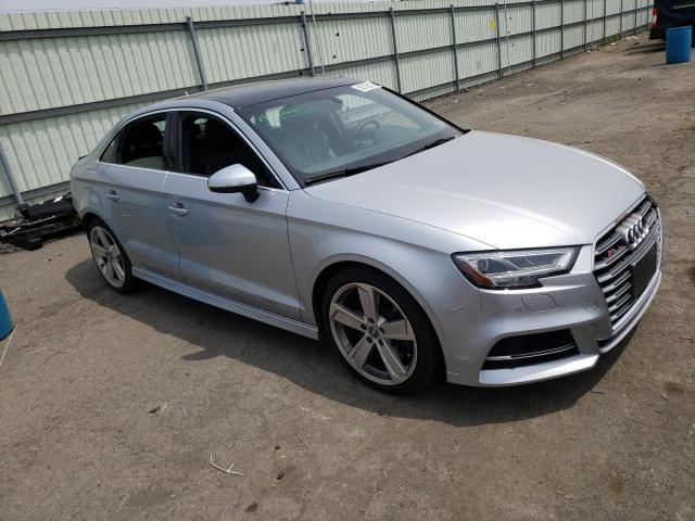 WAUB1GFFXJ1035065 - 2018 AUDI S3 PREMIUM PLUS SILVER photo 4