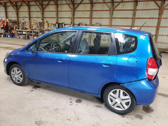 JHMGD38437S807783 - 2007 HONDA FIT BLUE photo 2