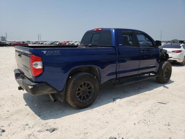 5TFRM5F10FX092395 - 2015 TOYOTA TUNDRA DOUBLE CAB SR/SR5 BLUE photo 3