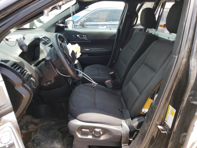 1FM5K8AR0HGD57916 - 2017 FORD EXPLORER POLICE INTERCEPTOR TWO TONE photo 7