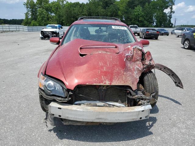 4S4BP67C554354454 - 2005 SUBARU LEGACY OUTBACK 2.5 XT LIMITED RED photo 5