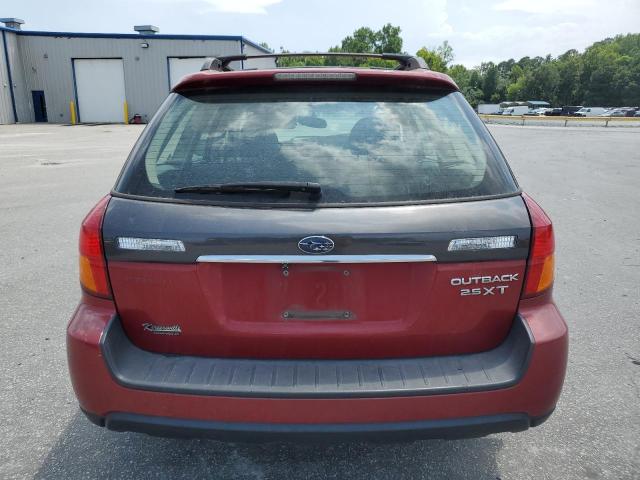 4S4BP67C554354454 - 2005 SUBARU LEGACY OUTBACK 2.5 XT LIMITED RED photo 6