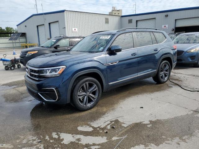 1V2PR2CA0MC586612 - 2021 VOLKSWAGEN ATLAS SE BLUE photo 1