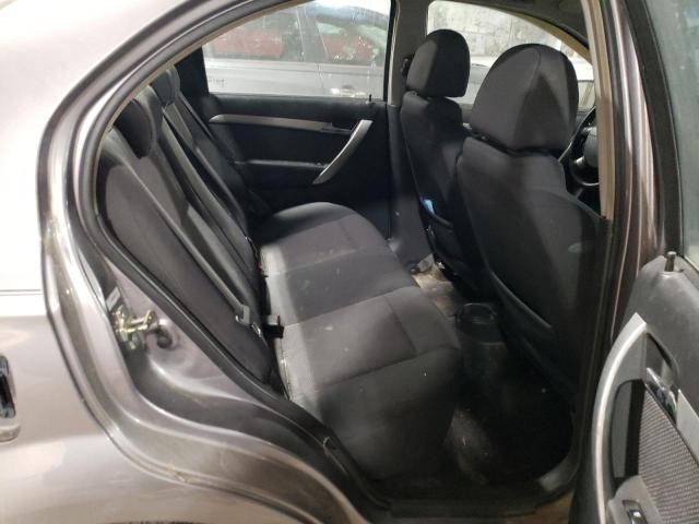 KL1TD5DE8BB191010 - 2011 CHEVROLET AVEO LS ნაცრისფერი ფოტო 10