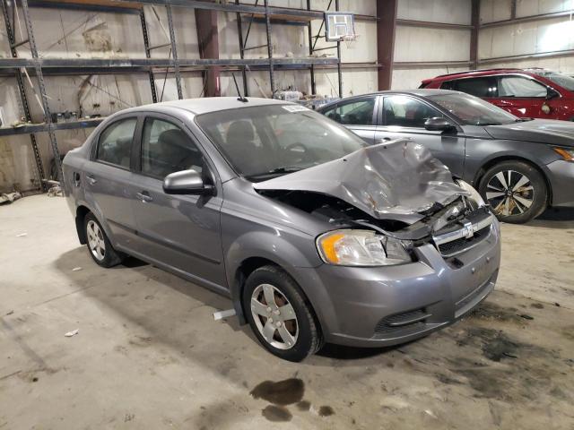 KL1TD5DE8BB191010 - 2011 CHEVROLET AVEO LS ნაცრისფერი ფოტო 4