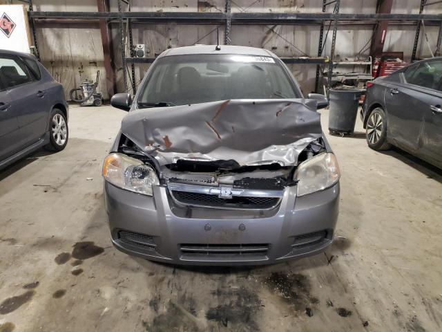 KL1TD5DE8BB191010 - 2011 CHEVROLET AVEO LS ნაცრისფერი ფოტო 5