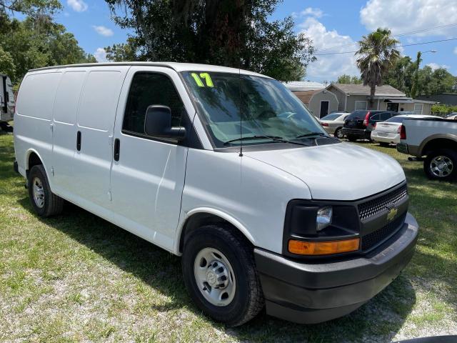 1GCWGAFF6H1220742 - 2017 CHEVROLET EXPRESS G2 WHITE photo 1