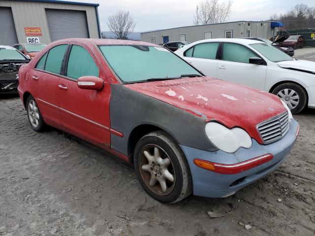 WDBRF84J34F494248 - 2004 MERCEDES-BENZ C 320 4MATIC RED photo 4