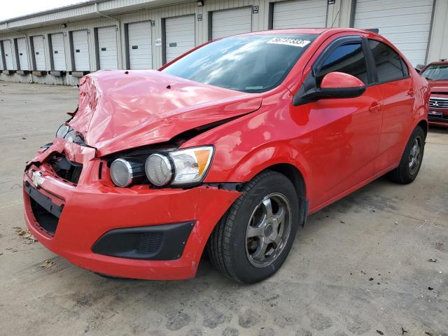1G1JA5SH4F4197055 - 2015 CHEVROLET SONIC LS RED photo 1