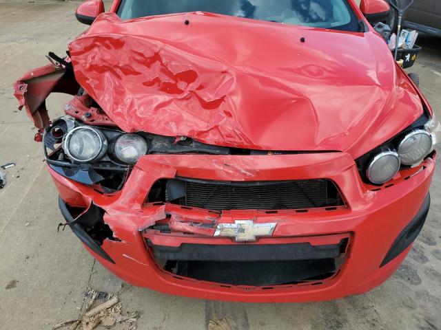 1G1JA5SH4F4197055 - 2015 CHEVROLET SONIC LS RED photo 11