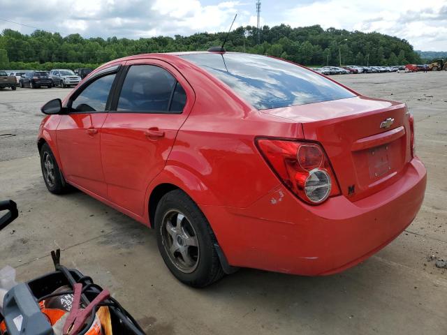 1G1JA5SH4F4197055 - 2015 CHEVROLET SONIC LS RED photo 2