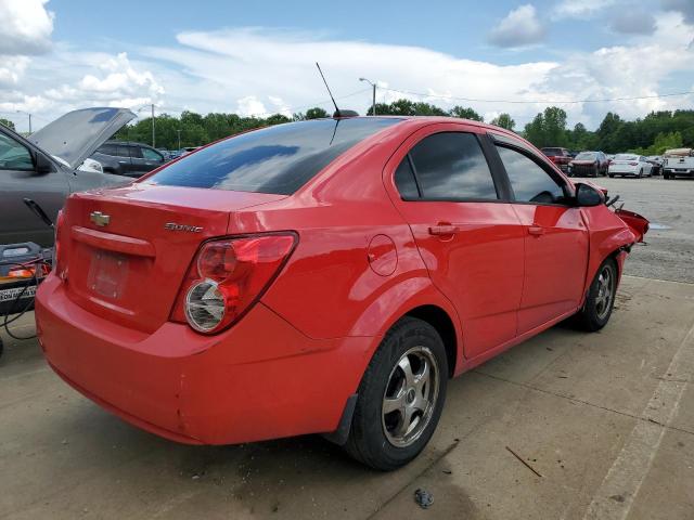 1G1JA5SH4F4197055 - 2015 CHEVROLET SONIC LS RED photo 3