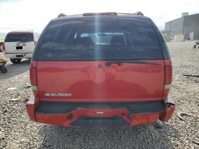 1GNDT13X64K140692 - 2004 CHEVROLET BLAZER RED photo 6