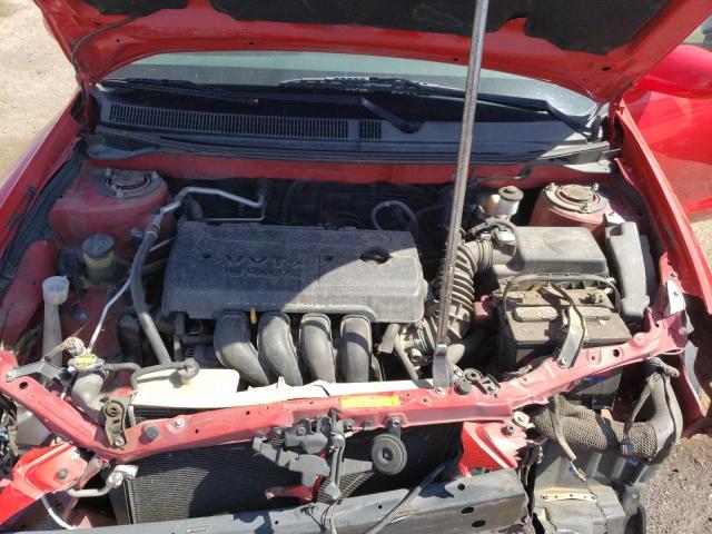 2T1KR32E37C651731 - 2007 TOYOTA COROLLA MA XR RED photo 11