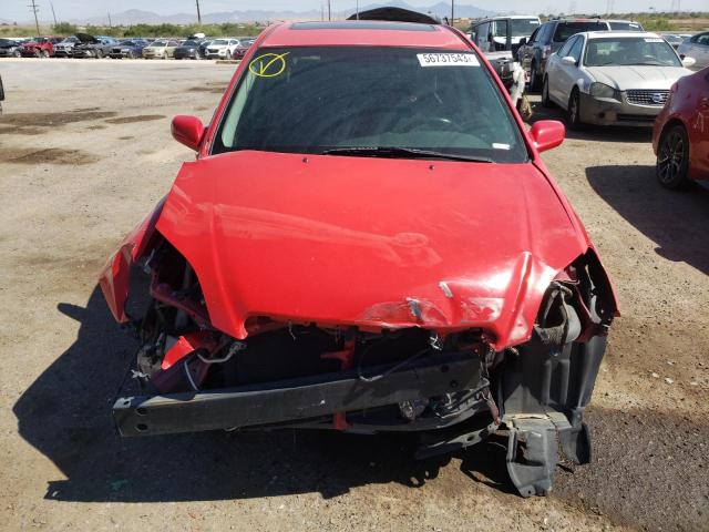 2T1KR32E37C651731 - 2007 TOYOTA COROLLA MA XR RED photo 5