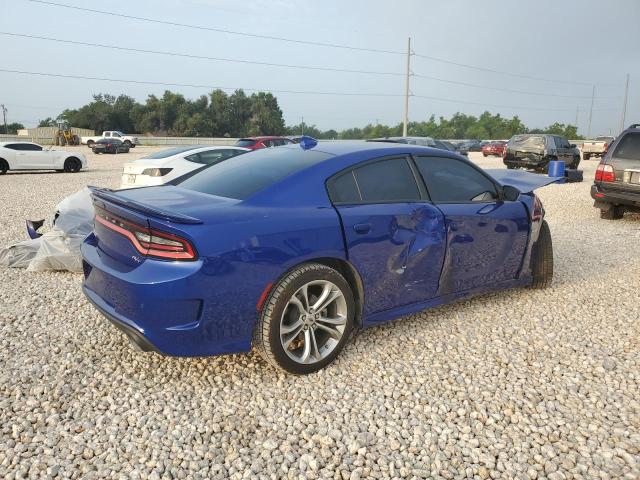 2C3CDXCT1NH165918 - 2022 DODGE CHARGER R/T BLUE photo 3