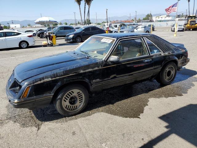 1FABP28M7EF147207 - 1984 FORD MUSTANG L BLACK photo 1