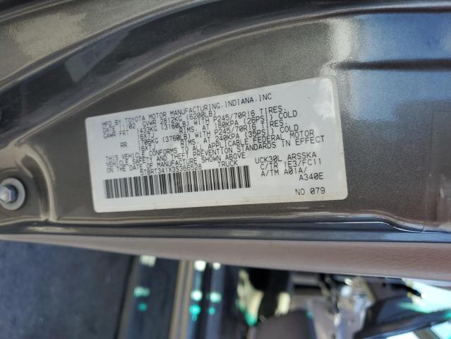 5TBRT341X3S366528 - 2003 TOYOTA TUNDRA ACCESS CAB SR5 GRAY photo 12