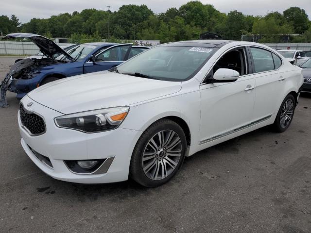 KNALN4D79E5121243 - 2014 KIA CADENZA PREMIUM WHITE photo 1