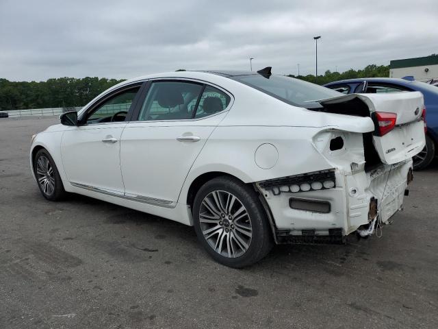 KNALN4D79E5121243 - 2014 KIA CADENZA PREMIUM WHITE photo 2