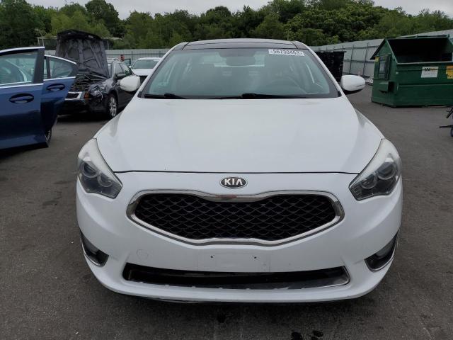 KNALN4D79E5121243 - 2014 KIA CADENZA PREMIUM WHITE photo 5