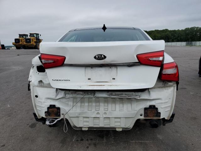 KNALN4D79E5121243 - 2014 KIA CADENZA PREMIUM WHITE photo 6