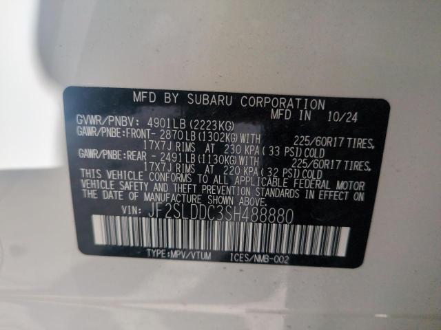 JF2SLDDC3SH488880 - 2025 SUBARU FORESTER PREMIUM WHITE photo 14