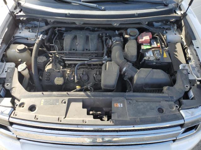2FMGK5C84FBA08581 - 2015 FORD FLEX SEL WHITE photo 12
