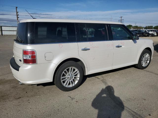 2FMGK5C84FBA08581 - 2015 FORD FLEX SEL WHITE photo 3