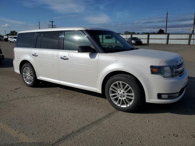2FMGK5C84FBA08581 - 2015 FORD FLEX SEL WHITE photo 4