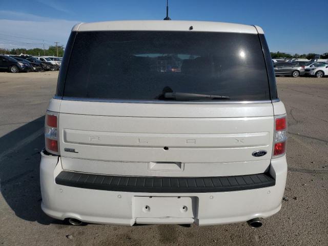 2FMGK5C84FBA08581 - 2015 FORD FLEX SEL WHITE photo 6