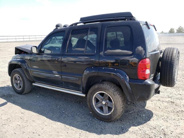 1J4GL38K44W232465 - 2004 JEEP LIBERTY RENEGADE BLACK photo 2