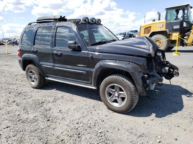 1J4GL38K44W232465 - 2004 JEEP LIBERTY RENEGADE BLACK photo 4